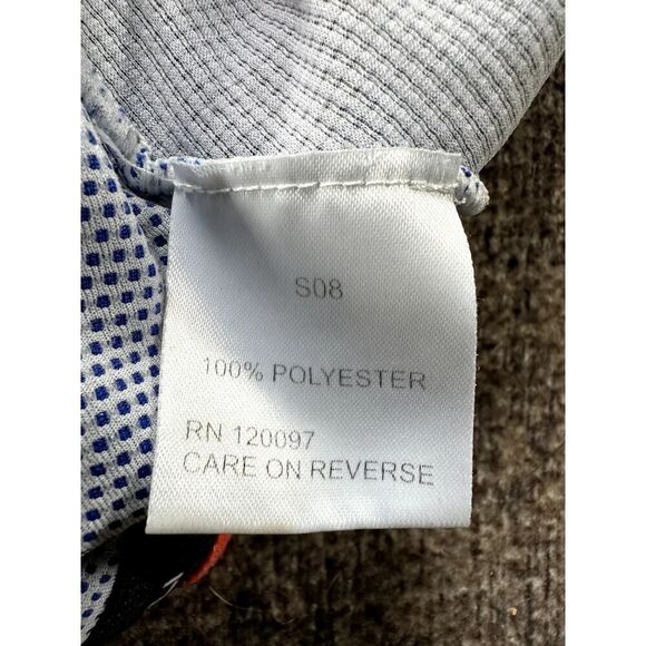 Castelli 1/4 Zip 4 Pocket Cycling Blue Red White Jersey Shirt Large - Picture 10 of 10